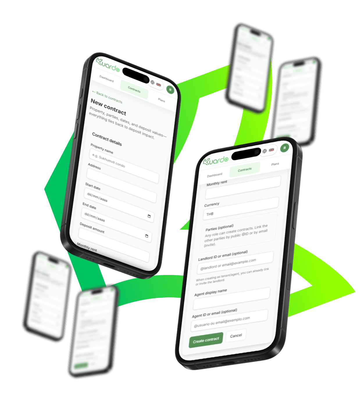 Kuardo mobile view for solution section